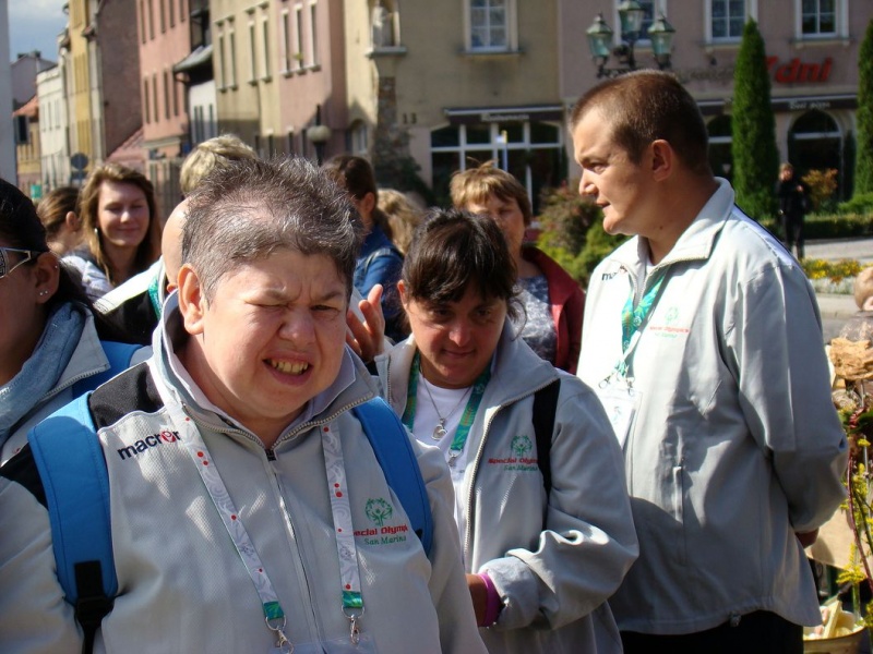 Zdjęcie w galerii na portalu naszwodzislaw.com: Ogień olimpijski w Wodzisławiu wiadomości z regionu