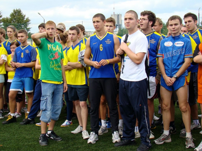 Zdjęcie w galerii na portalu naszwodzislaw.com: Ogień olimpijski w Wodzisławiu wiadomości z regionu