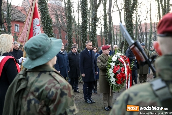 Zdjęcie w galerii na portalu naszwodzislaw.com: Prezydent Duda znowu w naszym regionie. Zawitał do Żor. Uczcił pamięć Powstańców Śląskich i Żołnierzy Wyklętych wiadomości z regionu
