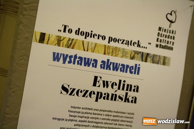 Zdjęcie w galerii na portalu naszwodzislaw.com: Wieczór sztuki w Radlinie. Przepiękne akwarele i wspaniały koncert. ZDJĘCIA  wiadomości z regionu