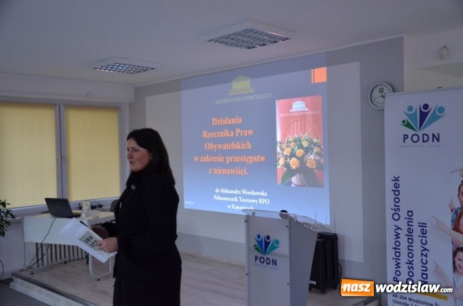 Zdjęcie w galerii na portalu naszwodzislaw.com: Wodzisław: Przeciwko nienawiści z wyjątkowymi prelegentami  wiadomości z regionu