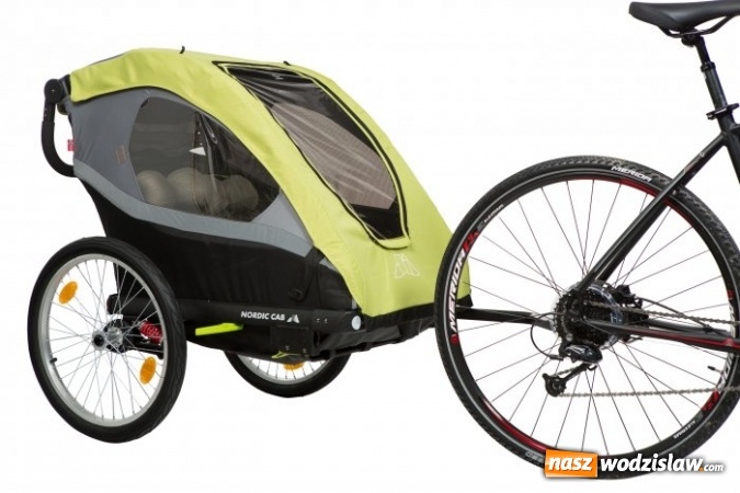 Zdjęcie w galerii na portalu naszwodzislaw.com: Bezpieczne przewożenie dziecka na rowerze? Postaw na przyczepkę od CampBox! wiadomości z regionu