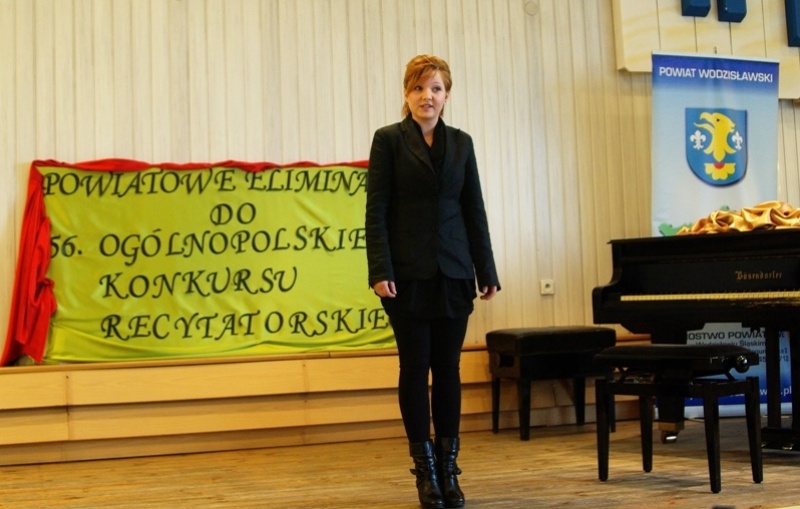 Zdjęcie w galerii na portalu naszwodzislaw.com: Wyniki eliminacji do Ogólnopolskiego Konkursu Recytatorskiego wiadomości z regionu