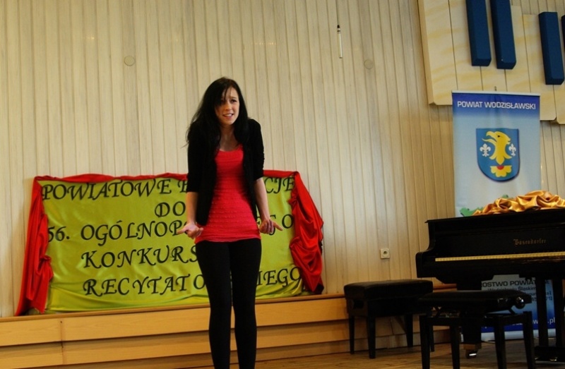 Zdjęcie w galerii na portalu naszwodzislaw.com: Wyniki eliminacji do Ogólnopolskiego Konkursu Recytatorskiego wiadomości z regionu
