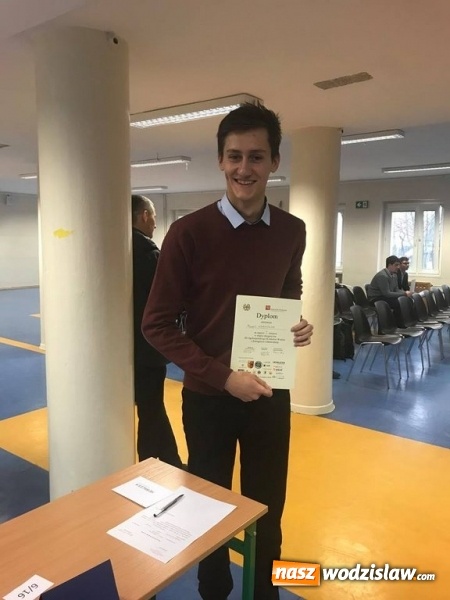 Zdjęcie w galerii na portalu naszwodzislaw.com: I miejsce dla ucznia ZST  wiadomości z regionu