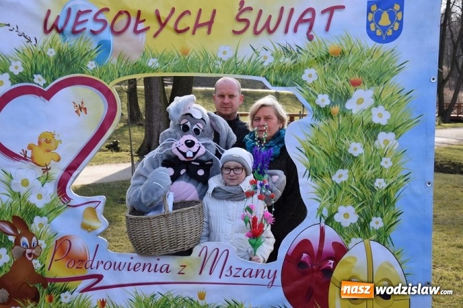 Zdjęcie w galerii na portalu naszwodzislaw.com: W Mszanie stanęła 15 metrowa palma wielkanocna  wiadomości z regionu