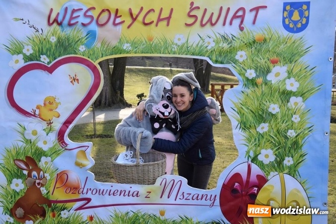 Zdjęcie w galerii na portalu naszwodzislaw.com: W Mszanie stanęła 15 metrowa palma wielkanocna  wiadomości z regionu