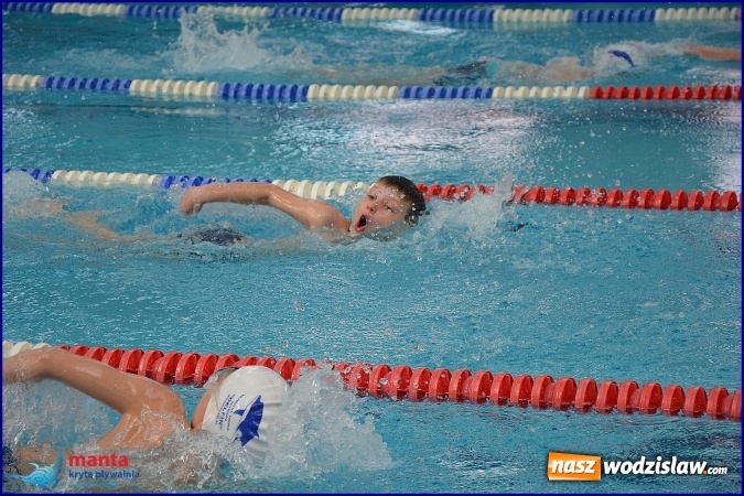 Zdjęcie w galerii na portalu naszwodzislaw.com: Wielka rywalizacja na wodzisławskim basenie, czyli finał zawodów pływackich. WYNIKI  wiadomości z regionu