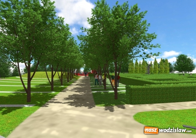 Zdjęcie w galerii na portalu naszwodzislaw.com: W Radlinie powstaje nowy park. Urzędnicy organizują w tej sprawie konsultacje. WIZUALIZACJE i WIDEO wiadomości z regionu