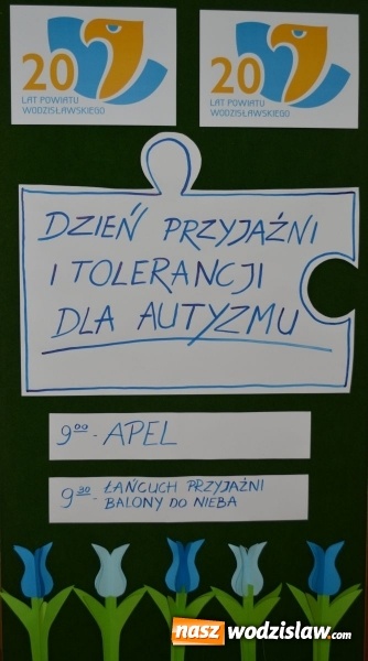 Zdjęcie w galerii na portalu naszwodzislaw.com: W Wodzisławiu świętowali dzień przyjaźni i tolerancji dla autyzmu  wiadomości z regionu