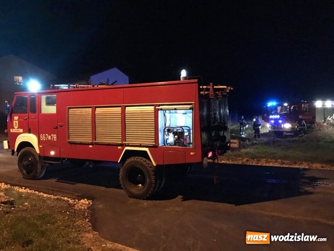 Zdjęcie w galerii na portalu naszwodzislaw.com: Bluszczów: Zapaliła się trawa. Ogień podchodził pod domostwa wiadomości z regionu