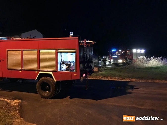 Zdjęcie w galerii na portalu naszwodzislaw.com: Bluszczów: Zapaliła się trawa. Ogień podchodził pod domostwa wiadomości z regionu