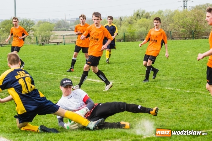 Zdjęcie w galerii na portalu naszwodzislaw.com: Juniorzy Syryni bezlitośni dla Brzezia wiadomości z regionu