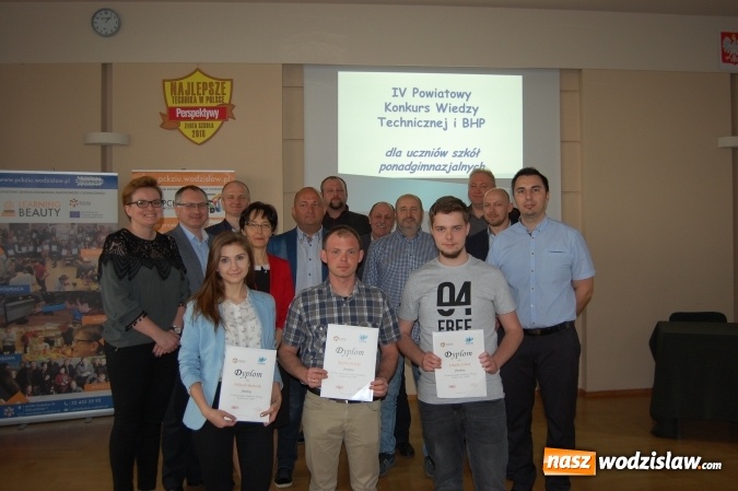 Zdjęcie w galerii na portalu naszwodzislaw.com: IV Powiatowy Konkurs Wiedzy Technicznej i BHP już za nami wiadomości z regionu