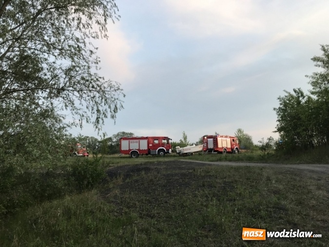 Zdjęcie w galerii na portalu naszwodzislaw.com: Samochód stoczył się do stawu. Trudna akcja w Ligocie Tworkowskiej. Nie żyje wędkarz wiadomości z regionu