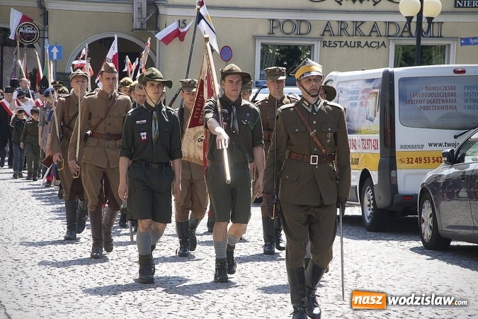 Zdjęcie w galerii na portalu naszwodzislaw.com: Zobacz, jak Wodzisław świętuje rocznicę uchwalenia Konstytucji 3 Maja  wiadomości z regionu