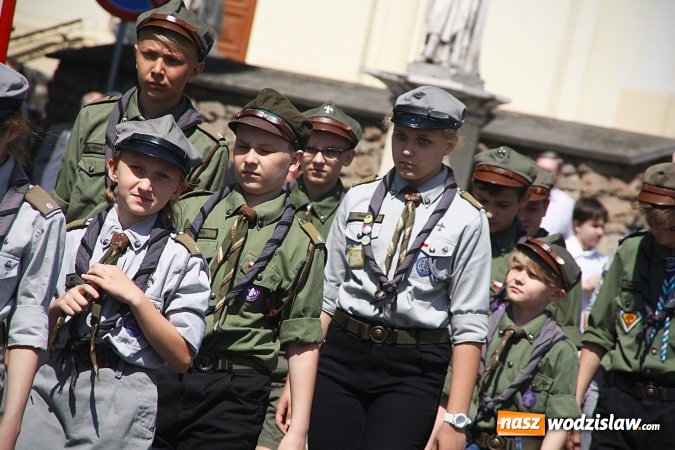 Zdjęcie w galerii na portalu naszwodzislaw.com: 227 rocznica uchwalenia Konstytucji 3 Maja. Obchody w Pszowie  wiadomości z regionu
