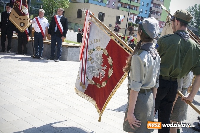 Zdjęcie w galerii na portalu naszwodzislaw.com: 227 rocznica uchwalenia Konstytucji 3 Maja. Obchody w Pszowie  wiadomości z regionu