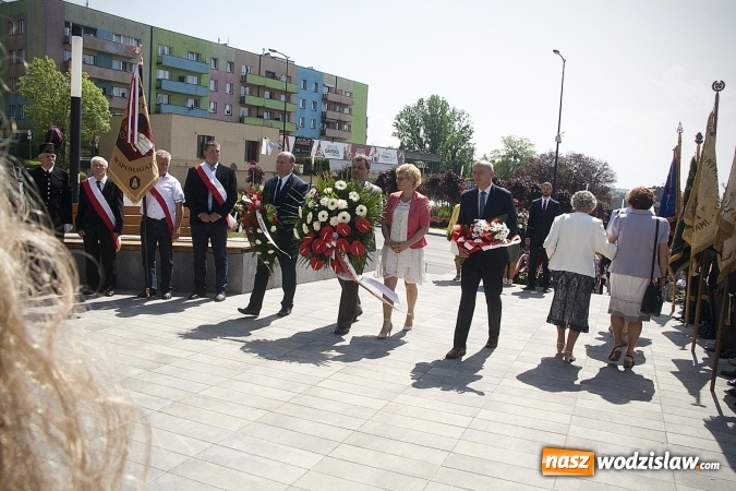 Zdjęcie w galerii na portalu naszwodzislaw.com: 227 rocznica uchwalenia Konstytucji 3 Maja. Obchody w Pszowie  wiadomości z regionu
