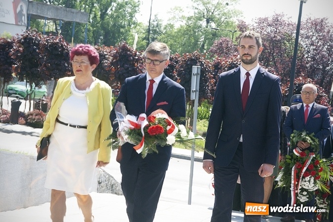 Zdjęcie w galerii na portalu naszwodzislaw.com: 227 rocznica uchwalenia Konstytucji 3 Maja. Obchody w Pszowie  wiadomości z regionu