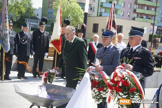 Zdjęcie w galerii na portalu naszwodzislaw.com: 227 rocznica uchwalenia Konstytucji 3 Maja. Obchody w Pszowie  wiadomości z regionu