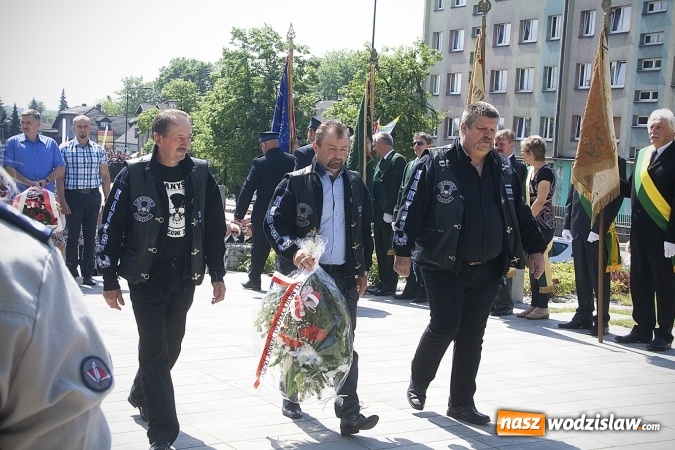 Zdjęcie w galerii na portalu naszwodzislaw.com: 227 rocznica uchwalenia Konstytucji 3 Maja. Obchody w Pszowie  wiadomości z regionu