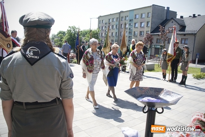 Zdjęcie w galerii na portalu naszwodzislaw.com: 227 rocznica uchwalenia Konstytucji 3 Maja. Obchody w Pszowie  wiadomości z regionu