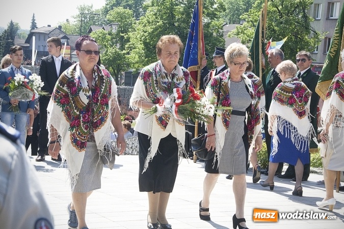 Zdjęcie w galerii na portalu naszwodzislaw.com: 227 rocznica uchwalenia Konstytucji 3 Maja. Obchody w Pszowie  wiadomości z regionu