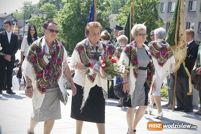 Zdjęcie w galerii na portalu naszwodzislaw.com: 227 rocznica uchwalenia Konstytucji 3 Maja. Obchody w Pszowie  wiadomości z regionu