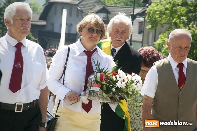 Zdjęcie w galerii na portalu naszwodzislaw.com: 227 rocznica uchwalenia Konstytucji 3 Maja. Obchody w Pszowie  wiadomości z regionu