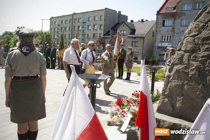 Zdjęcie w galerii na portalu naszwodzislaw.com: 227 rocznica uchwalenia Konstytucji 3 Maja. Obchody w Pszowie  wiadomości z regionu