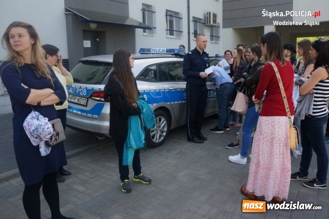 Zdjęcie w galerii na portalu naszwodzislaw.com: Studenci z Ostrawy z wizytą w wodzisławskiej komendzie wiadomości z regionu