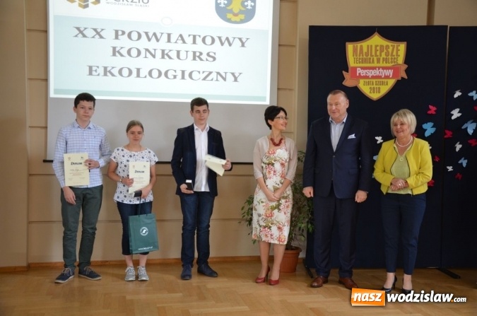 Zdjęcie w galerii na portalu naszwodzislaw.com: Jubileuszowy konkurs ekologiczny rozstrzygnięty. Posadzono również nowe drzewa  wiadomości z regionu