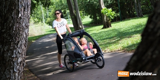 Zdjęcie w galerii na portalu naszwodzislaw.com: Przyczepka rowerowa dla dzieci. Czym kierować się przy wyborze? wiadomości z regionu