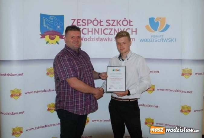 Zdjęcie w galerii na portalu naszwodzislaw.com: Pokonał kilkuset uczestników. Ogromny sukces ucznia Budowlanki  wiadomości z regionu