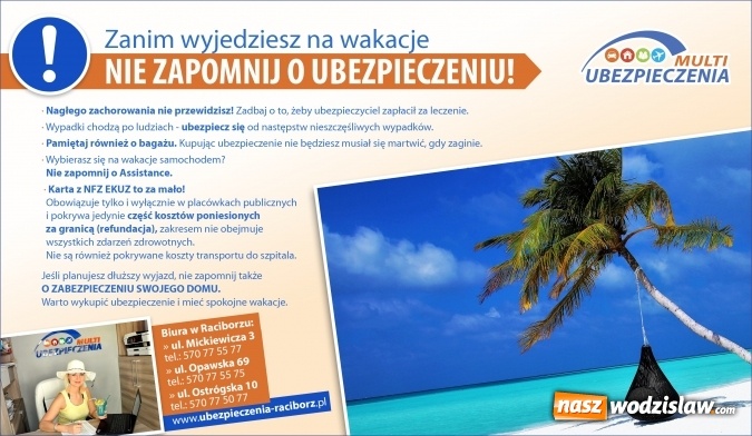 Zdjęcie w galerii na portalu naszwodzislaw.com: Zanim wyjedziesz na wakacje wiadomości z regionu