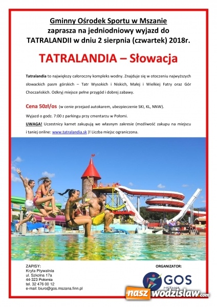 Zdjęcie w galerii na portalu naszwodzislaw.com: Zapisz się na zawody siatkówki plażowej oraz wyjazd do Tatralandi i FunParku wiadomości z regionu