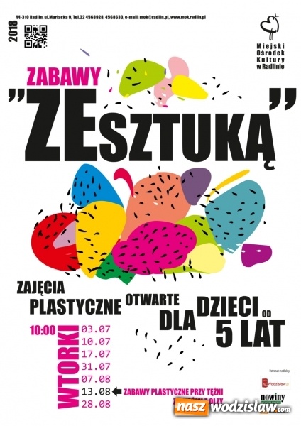 Zdjęcie w galerii na portalu naszwodzislaw.com: Zabawy ze sztuką w Radlinie wiadomości z regionu
