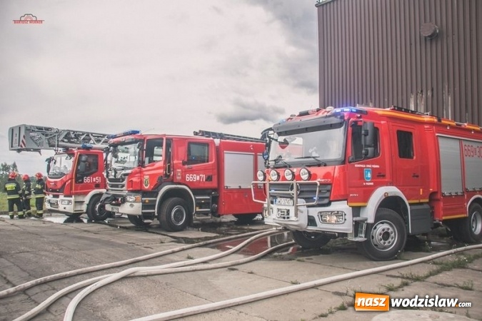 Zdjęcie w galerii na portalu naszwodzislaw.com: Pożar na terenie Koksowni Radlin! Ćwiczenia jednostek z powiatu wodzisławskiego wiadomości z regionu