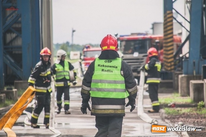 Zdjęcie w galerii na portalu naszwodzislaw.com: Pożar na terenie Koksowni Radlin! Ćwiczenia jednostek z powiatu wodzisławskiego wiadomości z regionu