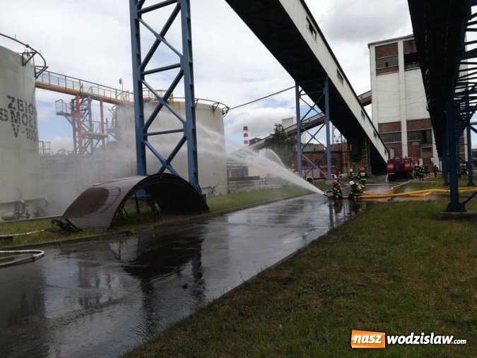 Zdjęcie w galerii na portalu naszwodzislaw.com: Pożar na terenie Koksowni Radlin! Ćwiczenia jednostek z powiatu wodzisławskiego wiadomości z regionu