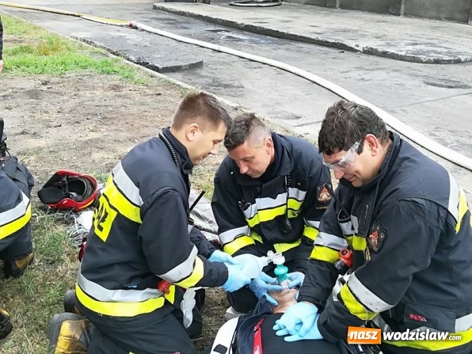 Zdjęcie w galerii na portalu naszwodzislaw.com: Pożar na terenie Koksowni Radlin! Ćwiczenia jednostek z powiatu wodzisławskiego wiadomości z regionu