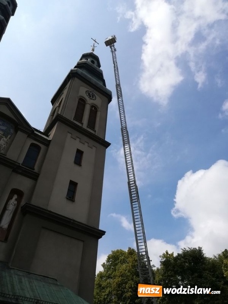 Zdjęcie w galerii na portalu naszwodzislaw.com: Obiekty sakralne nie mają przed strażakami żadnych tajemnic wiadomości z regionu