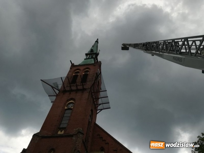 Zdjęcie w galerii na portalu naszwodzislaw.com: Obiekty sakralne nie mają przed strażakami żadnych tajemnic wiadomości z regionu