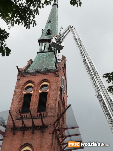 Zdjęcie w galerii na portalu naszwodzislaw.com: Obiekty sakralne nie mają przed strażakami żadnych tajemnic wiadomości z regionu