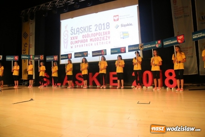 Zdjęcie w galerii na portalu naszwodzislaw.com: Trwa XXIV Ogólnopolska Olimpiada Młodzieży w sportach letnich Śląskie 2018 wiadomości z regionu