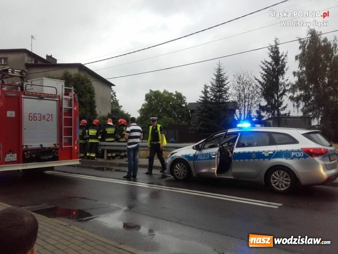 Zdjęcie w galerii na portalu naszwodzislaw.com: Nowe ustalenia w sprawie wypadku w Radlinie. Kierowca renault wjechał w barierki na skutek ataku epilepsji! wiadomości z regionu