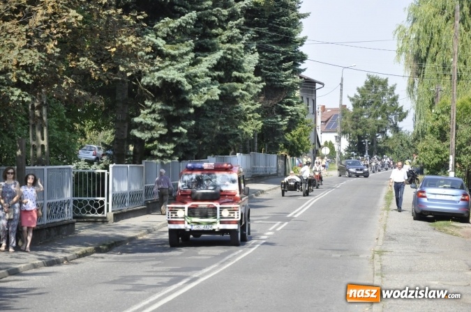 Zdjęcie w galerii na portalu naszwodzislaw.com: Odpustowa parada motocyklistów w Pogrzebieniu wiadomości z regionu