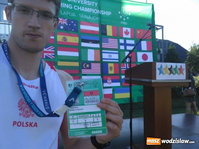 Zdjęcie w galerii na portalu naszwodzislaw.com: Tomasz Jurczyk reprezentantem powiatu na zawodach w Finlandii wiadomości z regionu