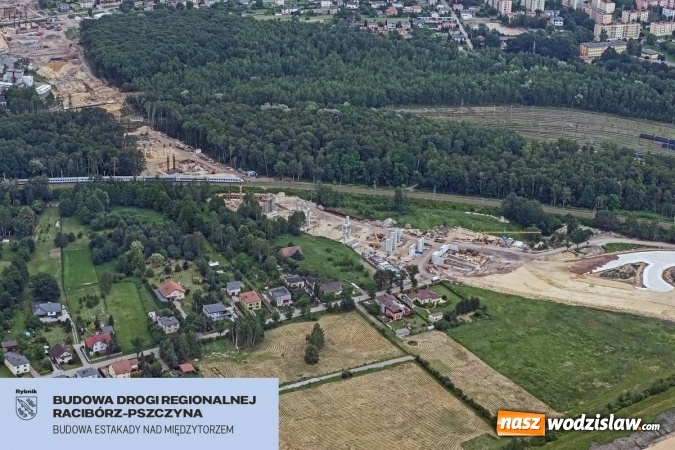 Zdjęcie w galerii na portalu naszwodzislaw.com: Pierwszy kilometr drogi Racibórz-Pszczyna gotowy wiadomości z regionu